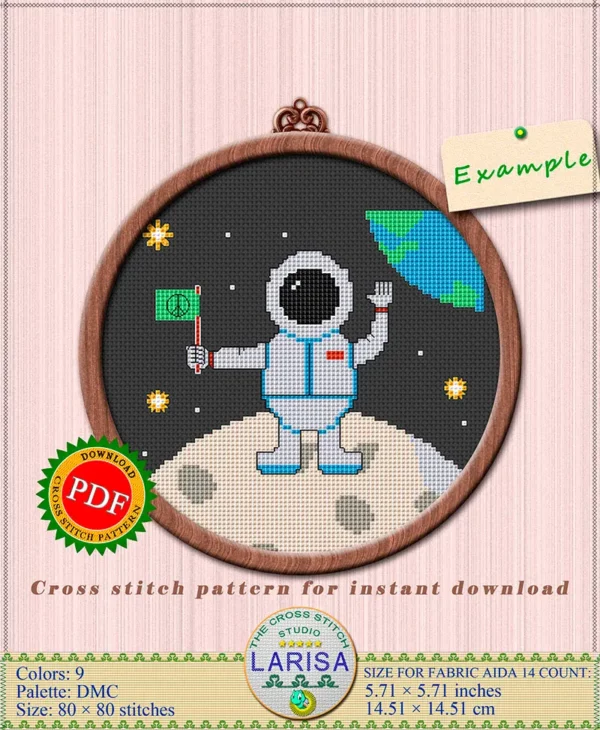 Whimsical astronaut design